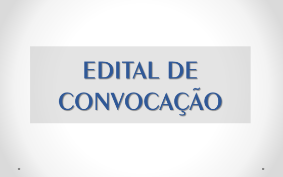 EDITAL DE CONVOCAÇÃO